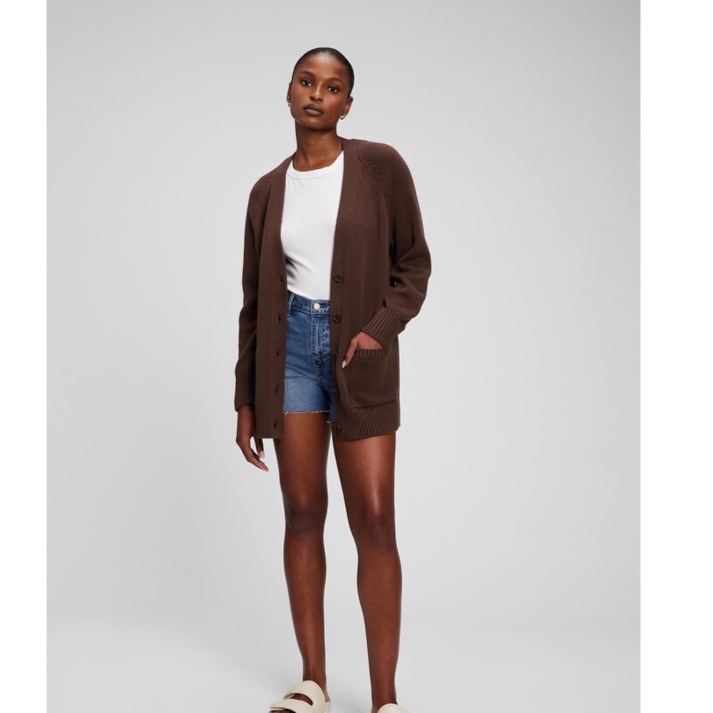 GAP Boyfriend Pocket Cardigan